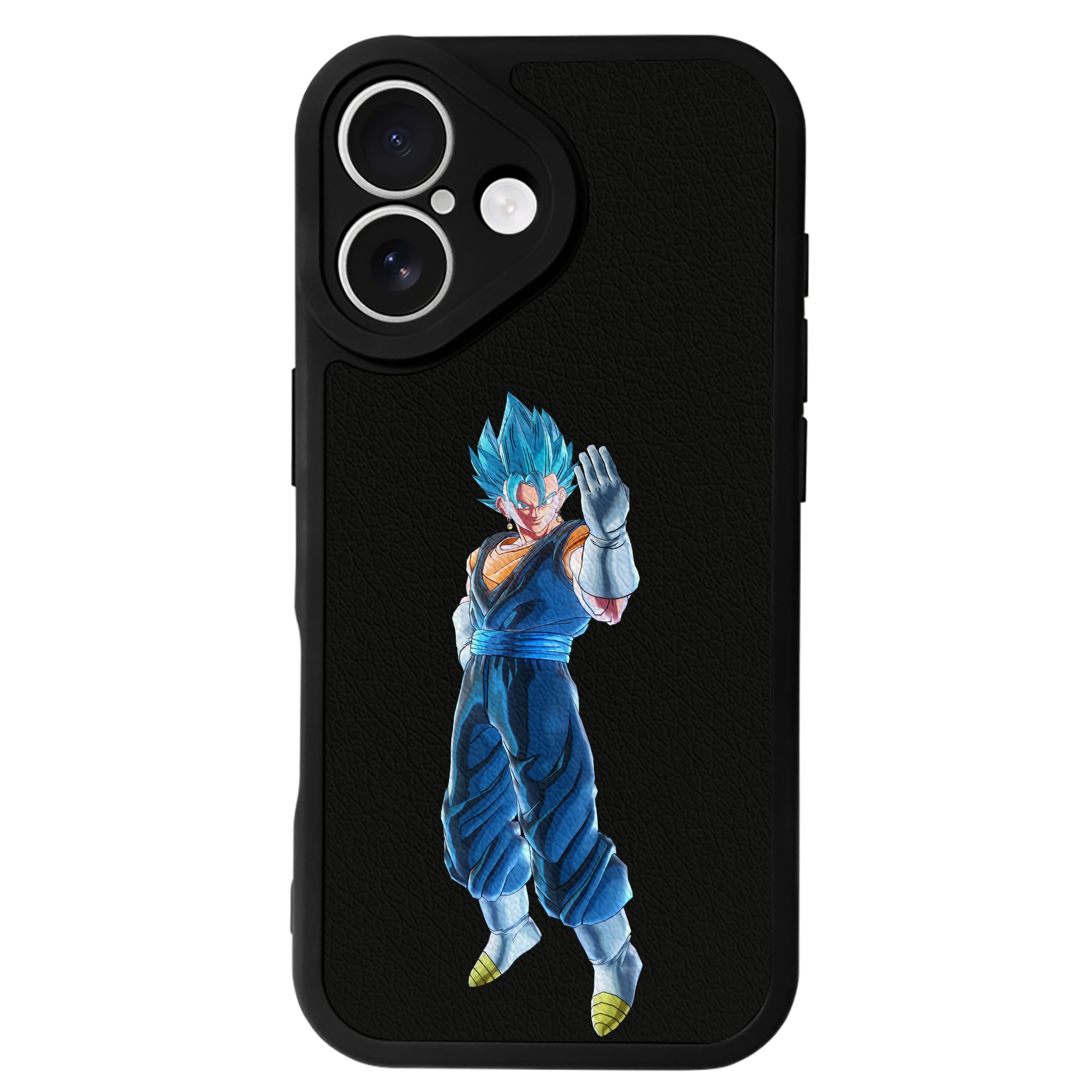 （画像用） ドラゴンボール ベジット DRAGON BALL Vegetto 【iPhone 16シリーズ対応】シリコンスマホケース（レザー調） 材質：シリコン